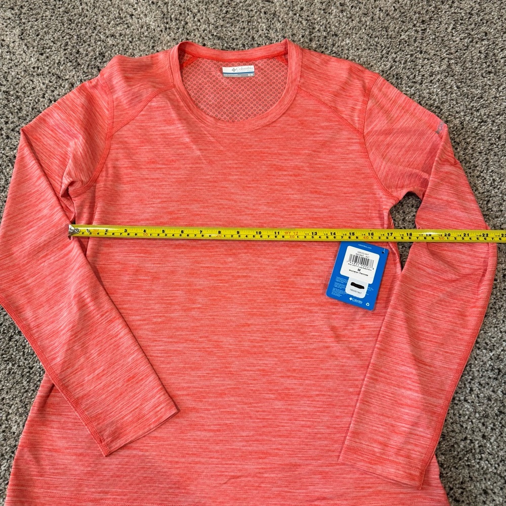 NWT Columbia River Chill II Long Sleeve Shirt in Women’s Medium Coral - Picture 8 of 11